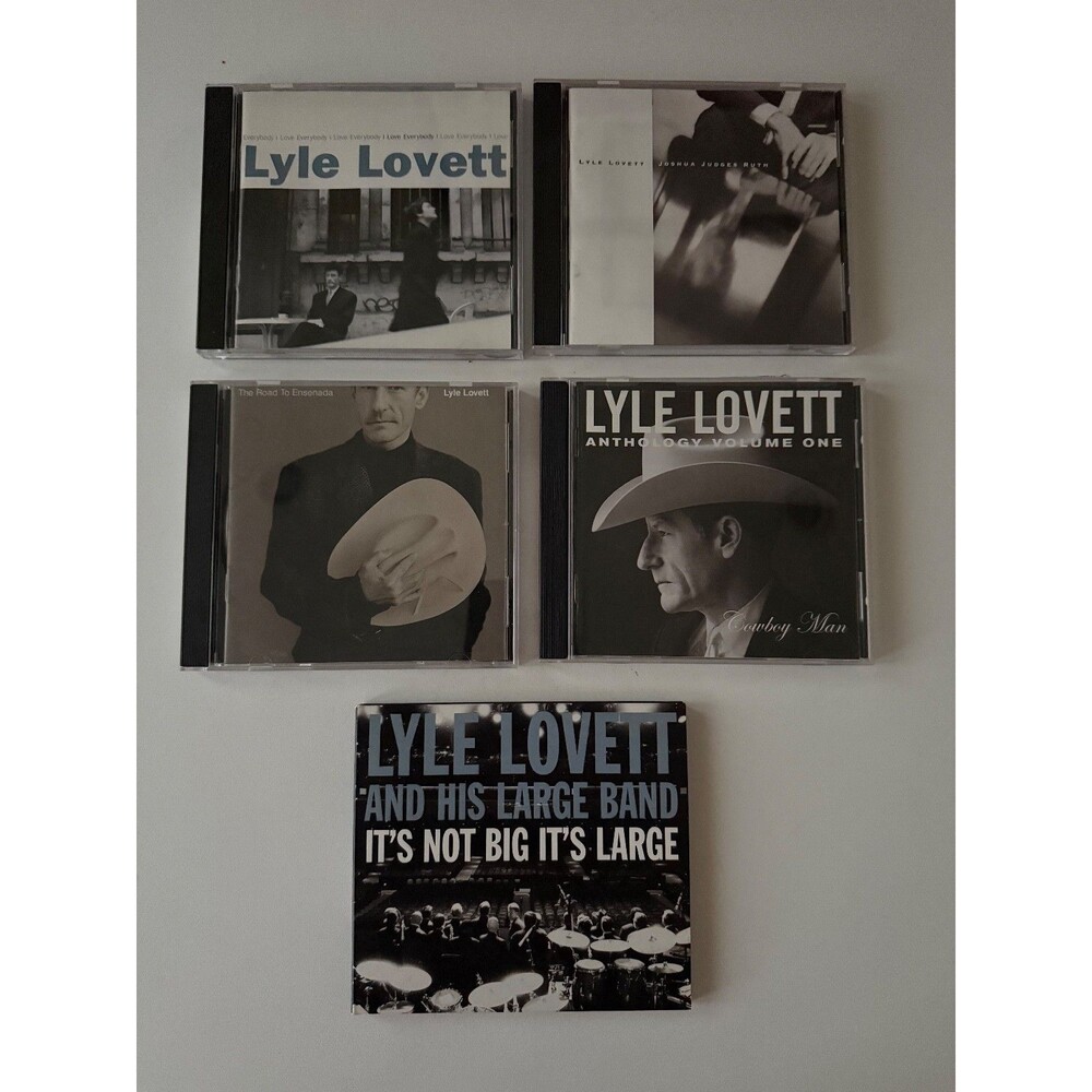 Lyle Lovett Love Everybody Ensenada Joshua Judges Anthology Big Large CD Lot